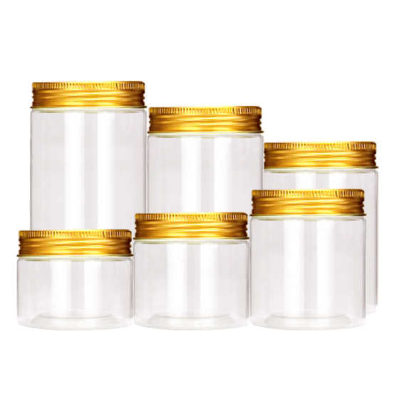 100口径铝金盖塑料瓶密封包装罐 大口径 包装罐