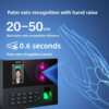 Deli employee punch-in attendance machine 23 facial fingerprint recognition attendance machine palm print recognition attendance check-in machine