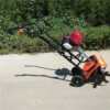 Hand push micro tiller, four-wheel drive multifunctional orchard tiller, small agricultural soil loosening tiller