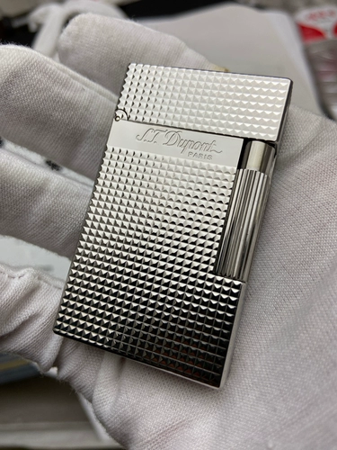 Медная серебряная импортная зажигалка с боковым колесиком, Франция