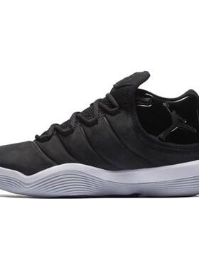 Jordan Super.Fly 舒适百搭 耐磨 中帮 儿童篮球鞋 黑色