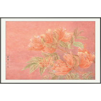 (Already framed) Tsinghua Academy of Fine Arts Jiang Pei (Some Like It Hot) signed limited edition digital print for whole house decoration