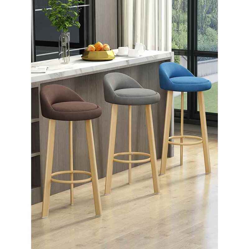 Barrier-Free Bar Chair, Luxurious Modern Simple Backrest Stool, Front Desk Chair, Bar Scandinavian Family High Chair Barrier-Free Bar Chair, Luxurious Modern Simple Backrest Stool, Front Desk Chair, Bar Scandinavian Family High Chair