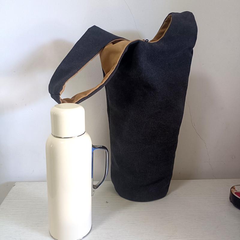 Family Heirloom Pot Cloth Bag Mini Pot Cover Thickened Canvas Portable Thermal Pot Cover Cup Cover Protective Cover Anti-Scald Anti-Drop Cover