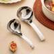 Food-Grade 316 Stainless Steel Spoon, Household Thickened Large Soup Spoon, Deepened Short-Handle Small Spoon for Serving Soup and Porridge