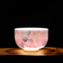 Original Kung Fu Masters Cup State Master Huang Xiaoling Glaze Lower Color Hand-painted Tea Cup Tea Cup Cup tea Tea Bowl Porcelain Tea Bowl