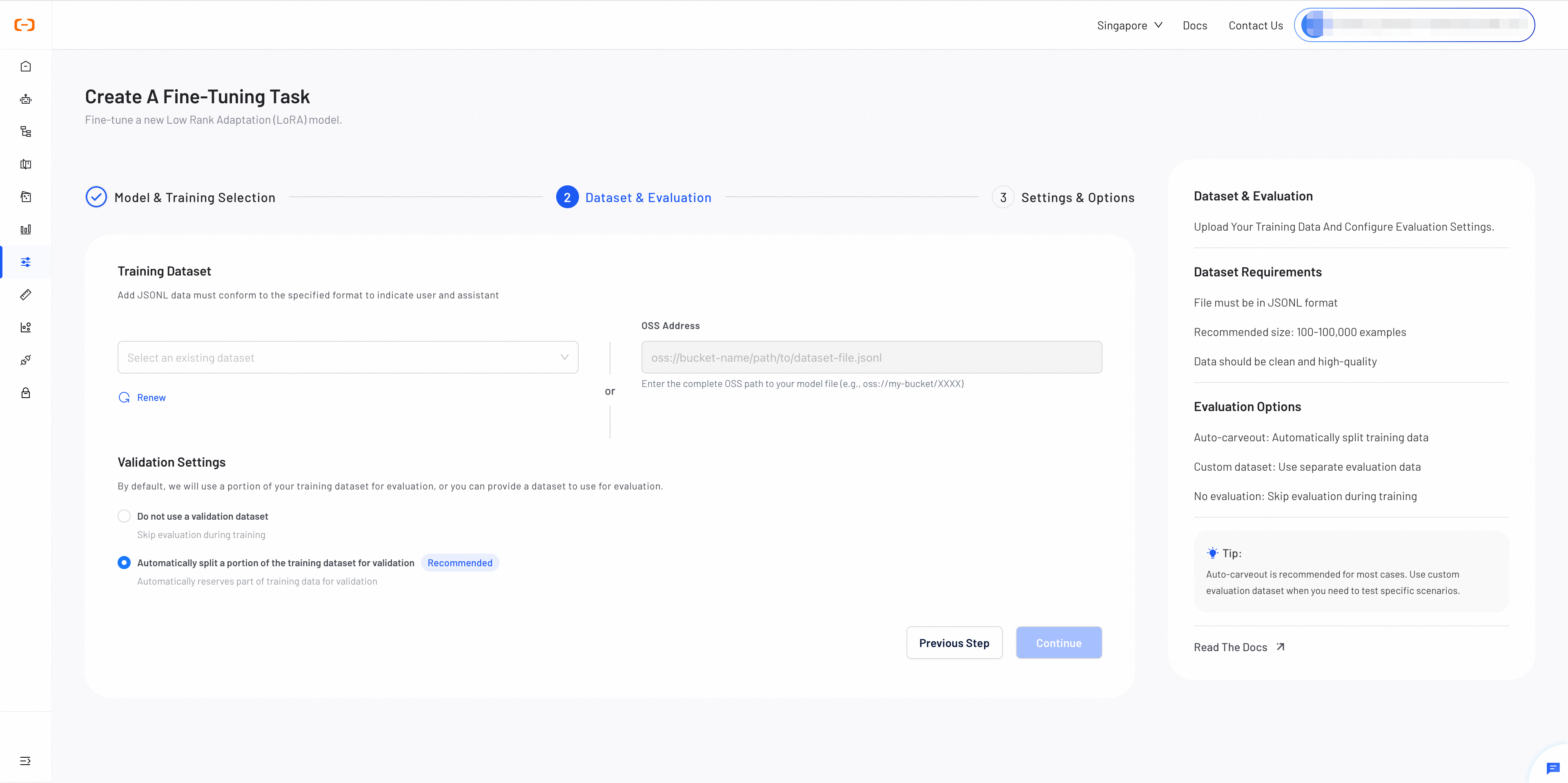 Dataset & Evaluation