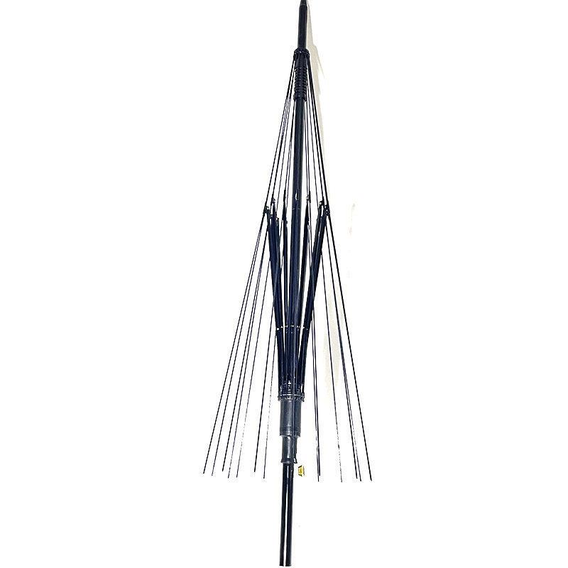 16-Rib Long Umbrella Repair Parts, Umbrella Ribs, Umbrella Pole, Middle Rod, Umbrella Spring Switch, Sleeve, Sunshade Umbrella, Long Handle Umbrella Frame