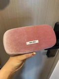 Miu Miu Miu Glasses Box Солнцезащитные очки коробка солнцезащитные очки поляризованная зеркальная коробка бархатная ткань Flip Box