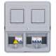State Grid Inner Mongolia spot single-phase two-meter electric energy meter metering box two-meter electric meter box plastic distribution box