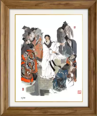 National treasure painter Dai Dunbang 