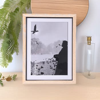 Empty Picture Frame 4K8K Poster Frame Mounting A3A4 Frame Display Stand American Style Decorative Mirror Frame Handmade Home Decor