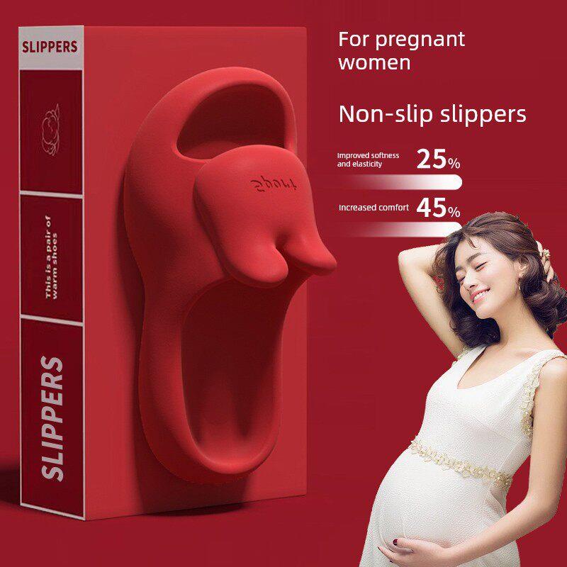 German Pregnant Women Wear Non-Slip Slippers for Outdoor Use in Summer and for Indoor Family Bathroom Use, Eva Silent Anti-Odor Slippers