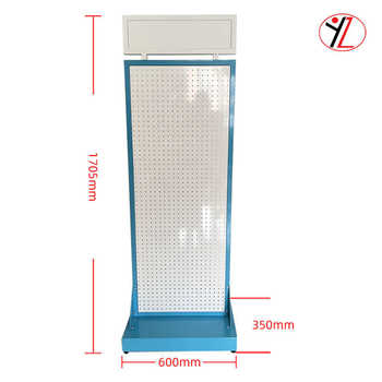 Perforated board storage rack tool hook display rack snack pendant display rack charger display rack sample rack
