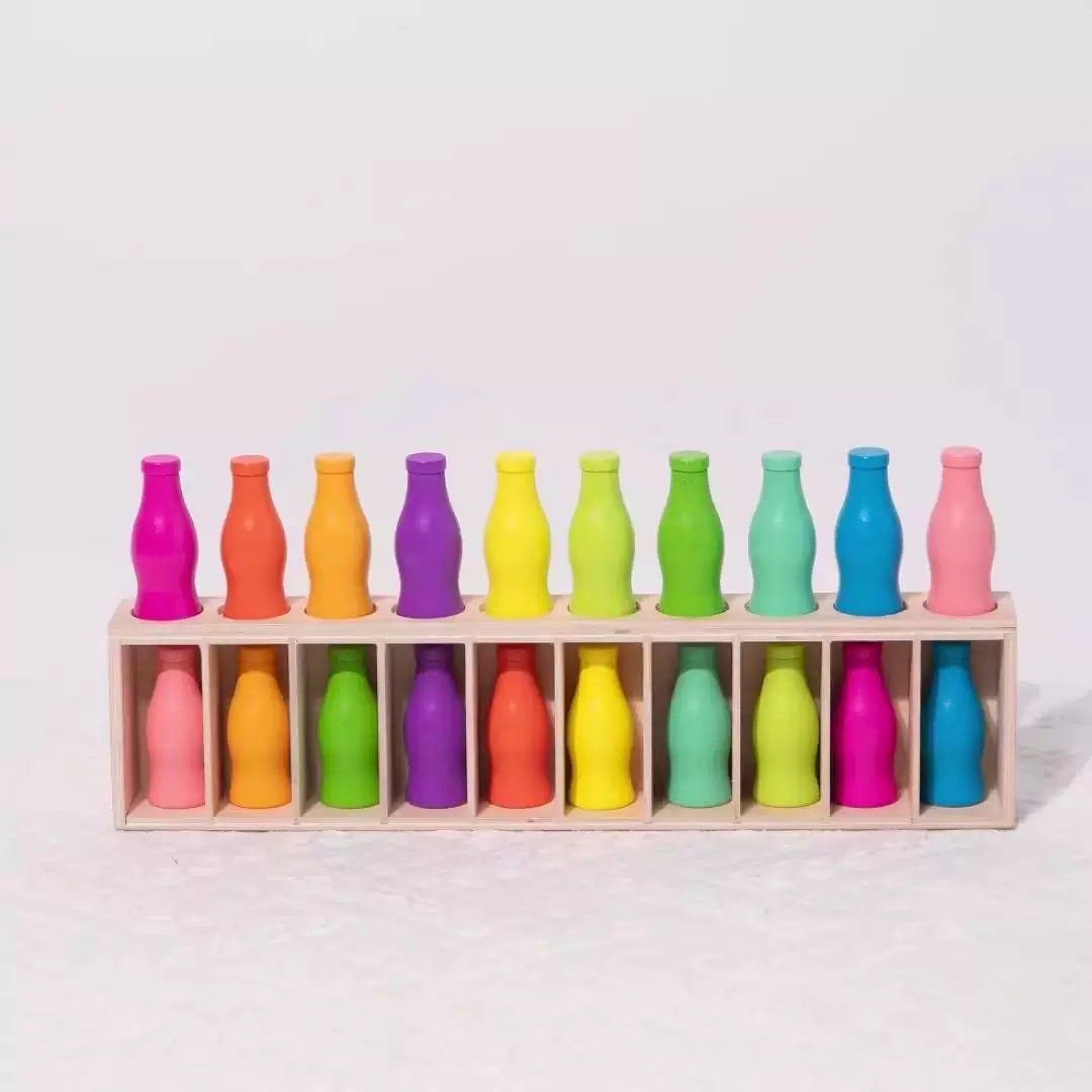 Children's bottle, intellectual logic board game, toy