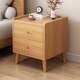 Bedside Table for Home Use, Small Bedroom Storage Narrow Cabinet, Mini Storage Rack, Solid Wood Color, Multi-Purpose Storage Bedside Cabinet