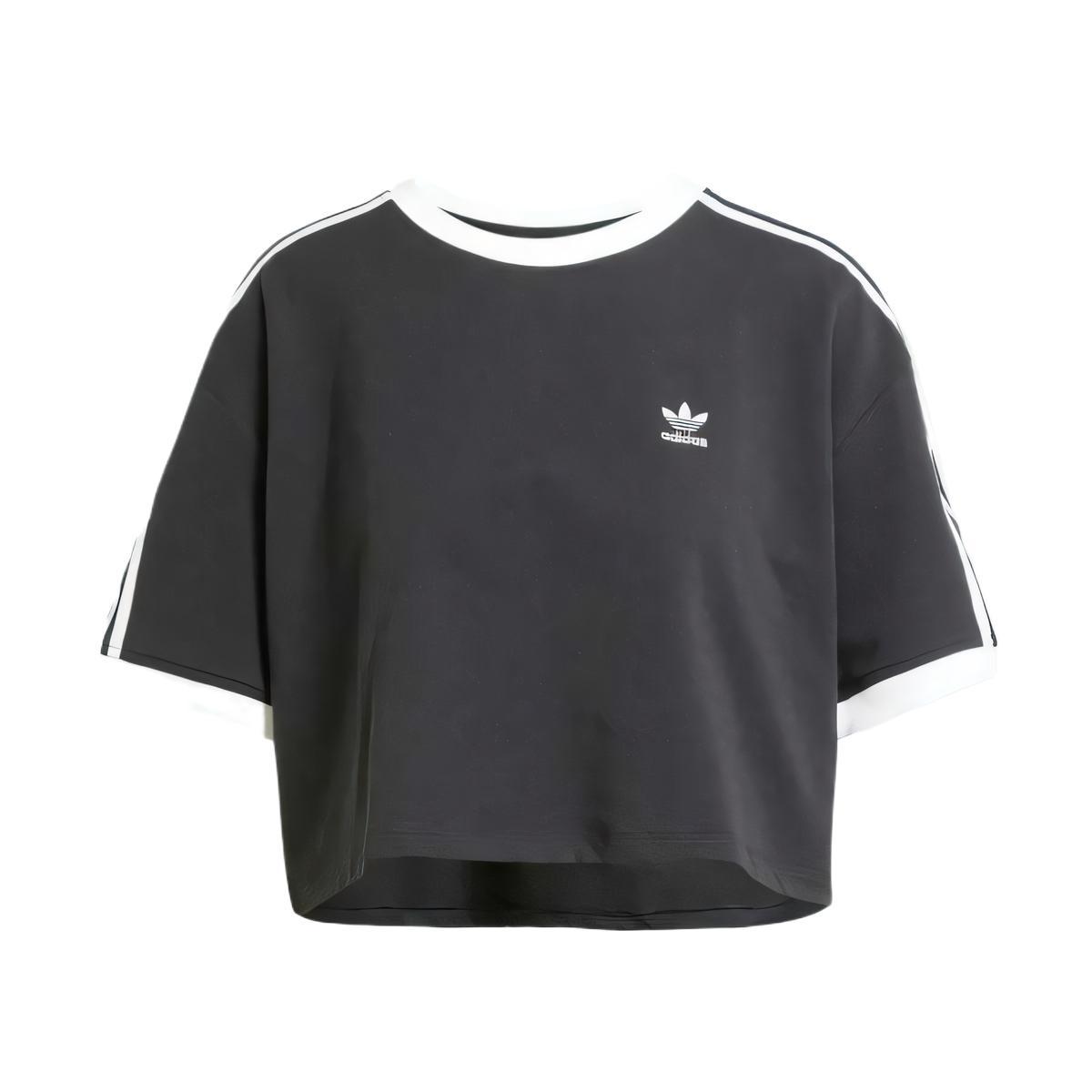adidas 3S LOOSE CROP T女子短袖