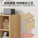Outdoor Solid Wood Bookcase, Home Storage Cabinet, Free Combination Grid Cabinet, Floor-Standing Storage Rack, Living Room Bookshelf, Low Storage Unit
