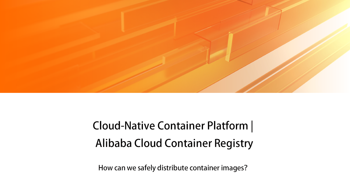 Alibaba Cloud Container Registry