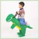 Children's Dinosaur Inflatable Costume, Kids and Adults Halloween Costume, Dinosaur Ride-On Cartoon Funny Performance Costume