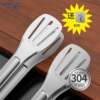 304 Stainless Steel Food Tongs Kitchen Barbecue Tongs Steak Tongs Special for Home Use Anti-Scald Food Tongs