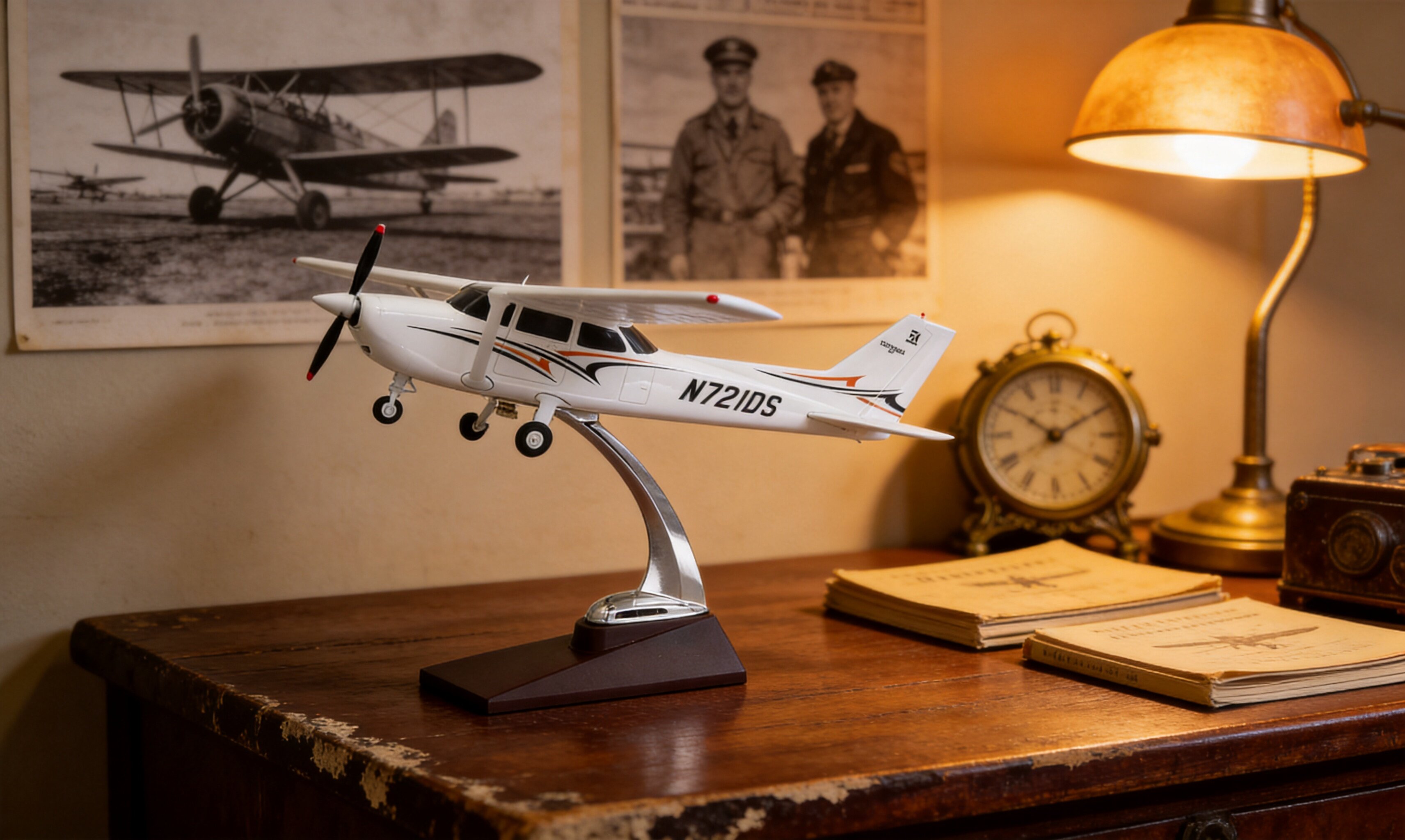 Cessna 172 aviation heritage display
