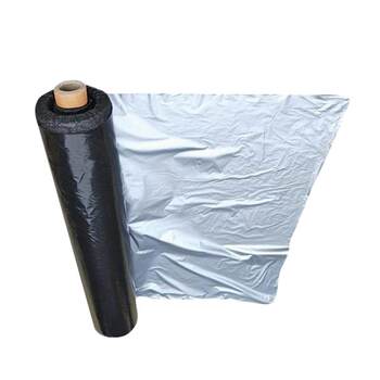 Black and silver polyethylene mulch film, agricultural film, new material, thermal insulation, anti-weed and anti-freeze plastic film, shading film, plastic cloth