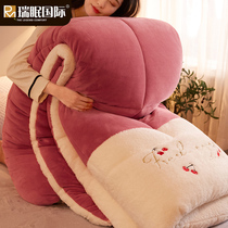 Lambskin quilt, winter quilt, 10 jin warm quilt core, autumn and winter single double dormitory student space quilt