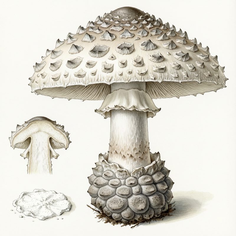 Solitary Amanita