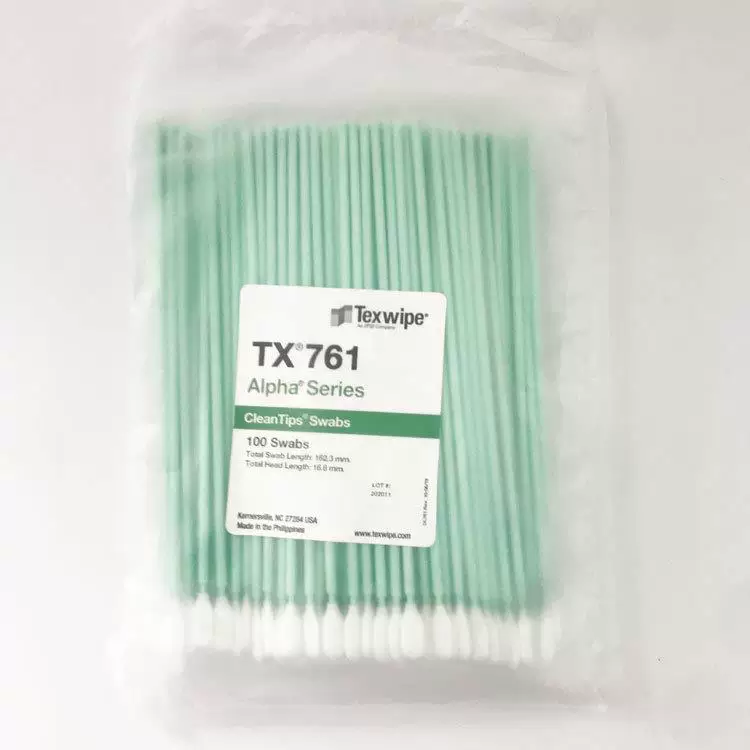 Хлопковая палочка Texwipe TX761 для очистки и дезинфекции, чистящая палочка-ролик, пробоотборная палочка