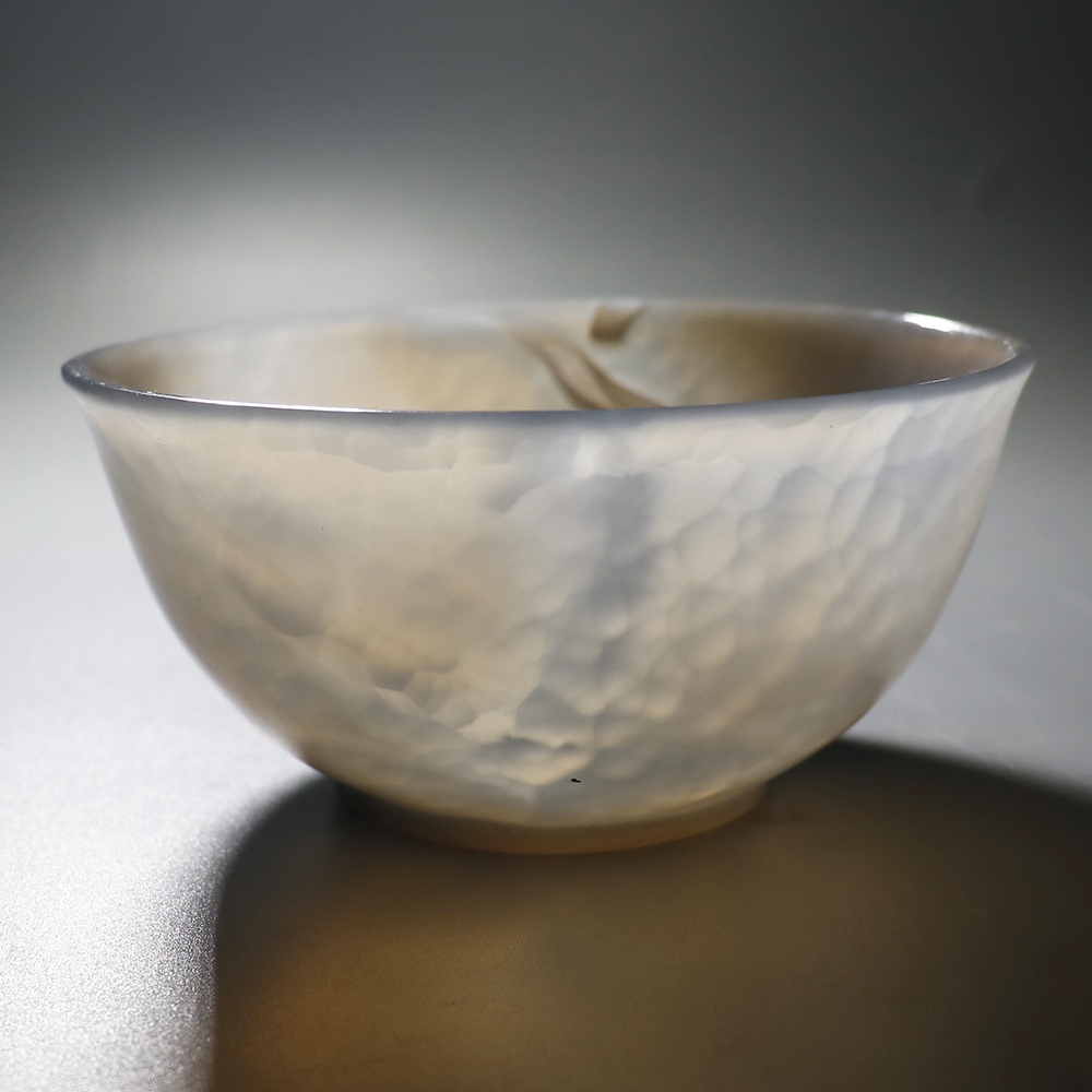 Natural cloud bubble grain ice conut bowl Gift gavel baub auction C1753