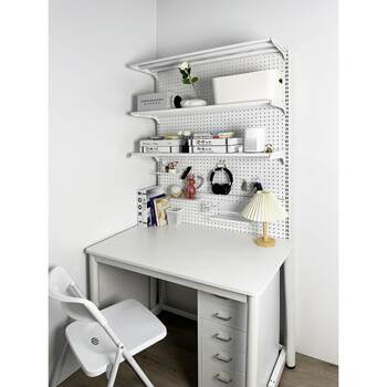 Internet celebrity hardware shelf girl modified simple hole board bookshelf combination home simple bookcase vertical wall-mounted