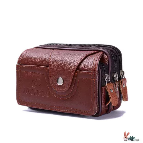 Полиуретановый ремень, мужская водонепроницаемая универсальная поясная сумка для пожилых людей, бизнес-версия, для среднего возраста