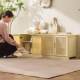 Shoe Bench with Shoe Rack, Integrated Shoe Cabinet and Bench, Can Be Used as a Seat, Made of Solid Wood, Suitable for Home Entrance