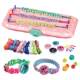 Girls handmade DIY bracelet braided rope educational toy hand rope production children's handmade braided bracelet gift set