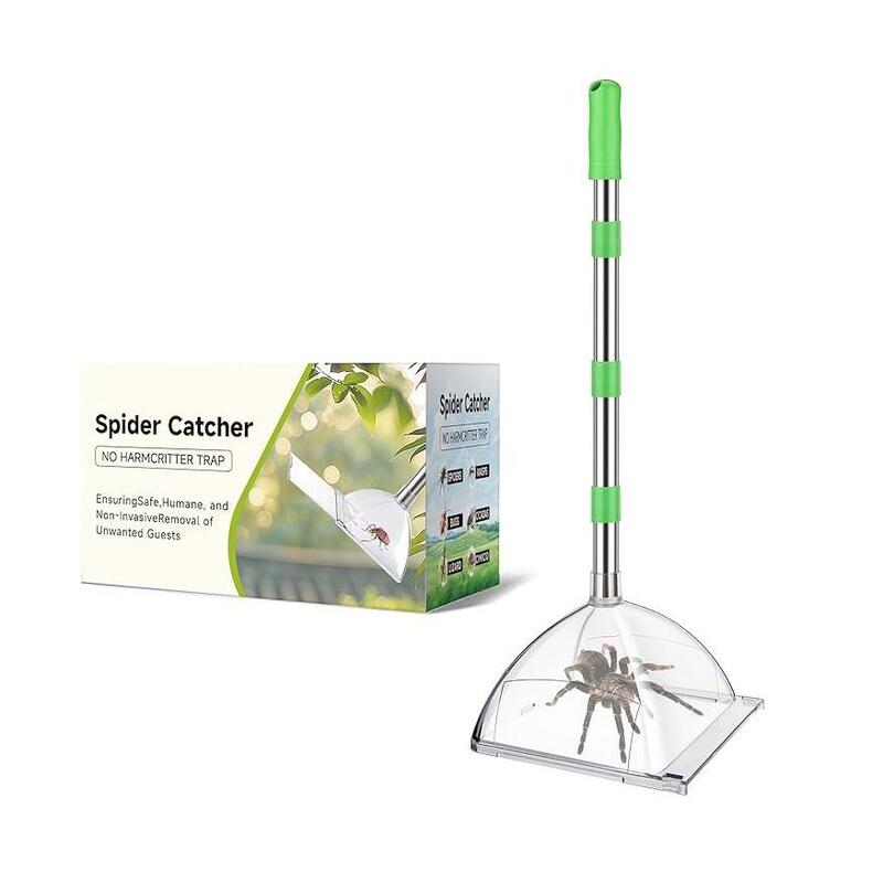 Spider and Insect Catcher - 2inch Adjustable Long Handle Spider Catcher and Releaser Spider and Insect Catcher - 2inch Adjustable Long Handle Spider Catcher and Releaser