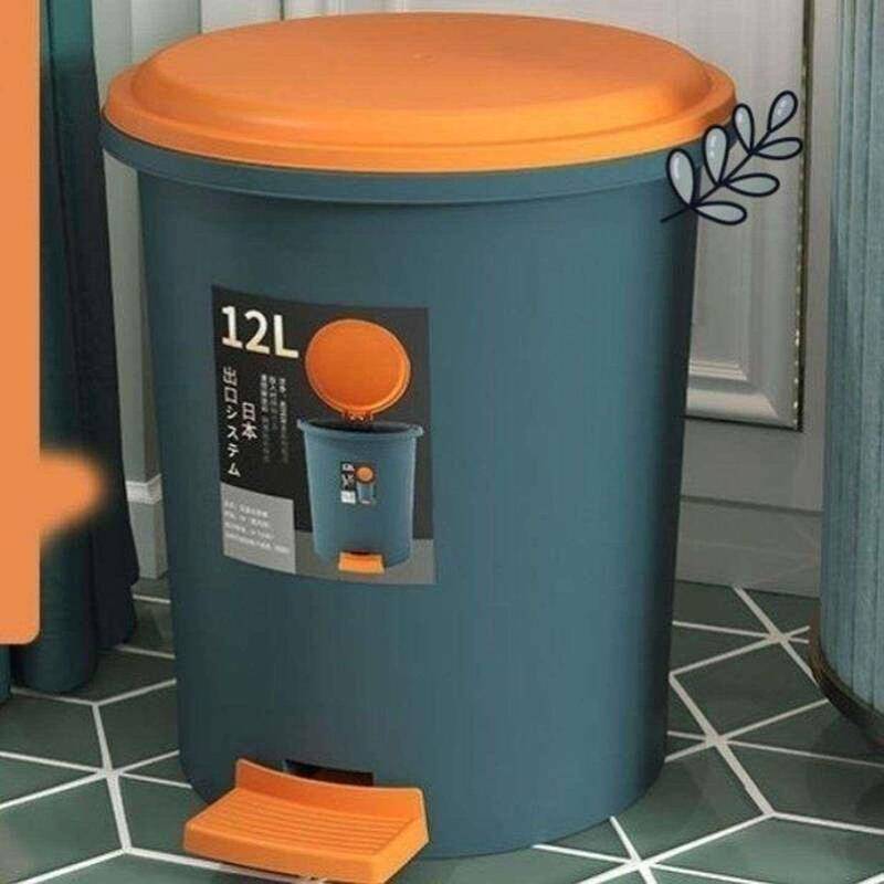 Large Trash Can with Foot Pedal, Creative Design with Lid, Suitable for Bathroom, Living Room, Bedroom, Kitchen, Household Use Large Trash Can with Foot Pedal, Creative Design with Lid, Suitable for Bathroom, Living Room, Bedroom, Kitchen, Household Use