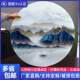 Round Table Tempered Glass Round Table Hotel Home Use Round Table Coffee Table Logo Table Top Colorful Explosion-Proof Tabletop