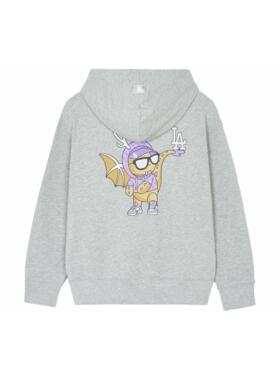 MLB 龙年限定系列 SS24 洛杉矶道奇队 卡通龙印花连帽长袖卫衣