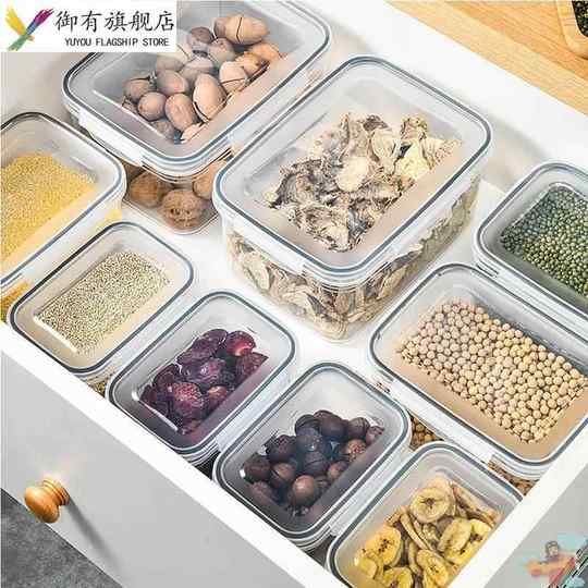 Récipient spécial pour la mousse de concombre de mer, la boîte à mousse d'ichtyocolle et de gueule de poisson, le bac à légumes, le réfrigérateur avec couvercle, la boîte de rangement multifonctionnelle domestique