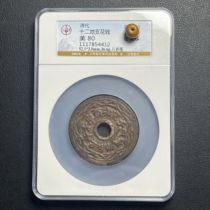 Fidelity package old Qing Dynasty twelve earthly branches and eight diagrams money public blog beauty product 80 points rating box coin sgrmtm