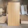 Customized solid wood hole board entrance wall storage rack accessories partition wall styling wall display storage rack