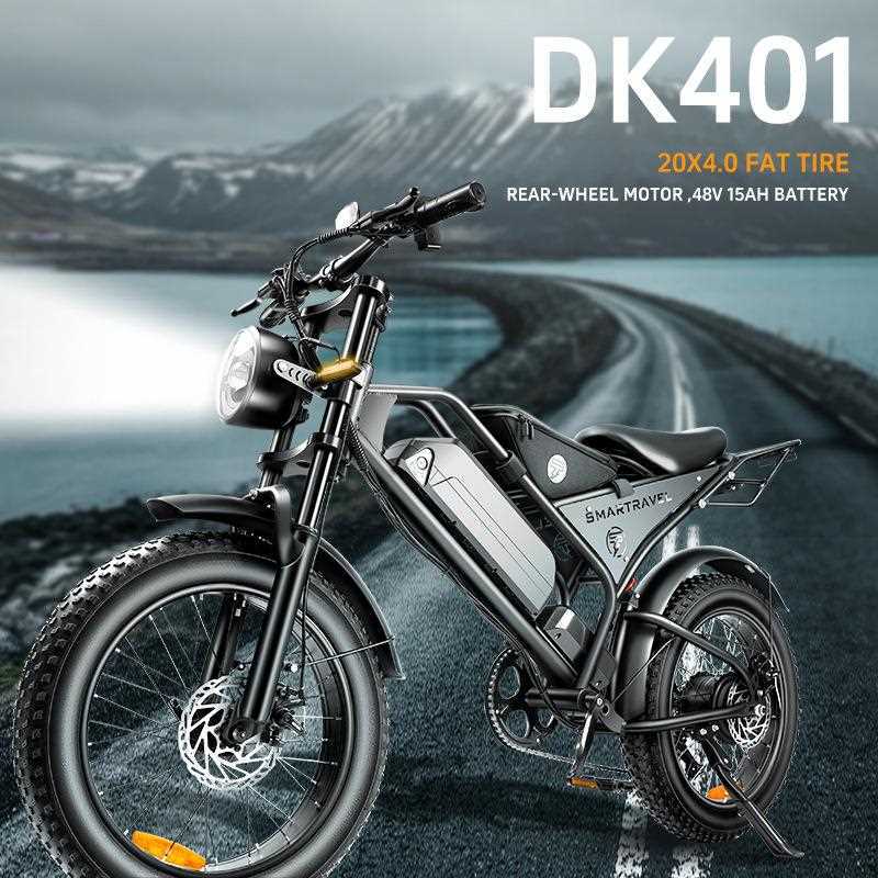 New Direct-Selling Electric Bicycle with Long Range, 20inch-Inch Fat Tires, Off-Road Mountain Bike, Retro-Style, Suitable for Beach and Snow