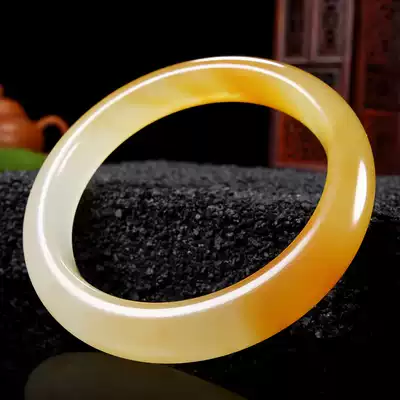 Permeable good material Yunnan Longling Huanglong jade