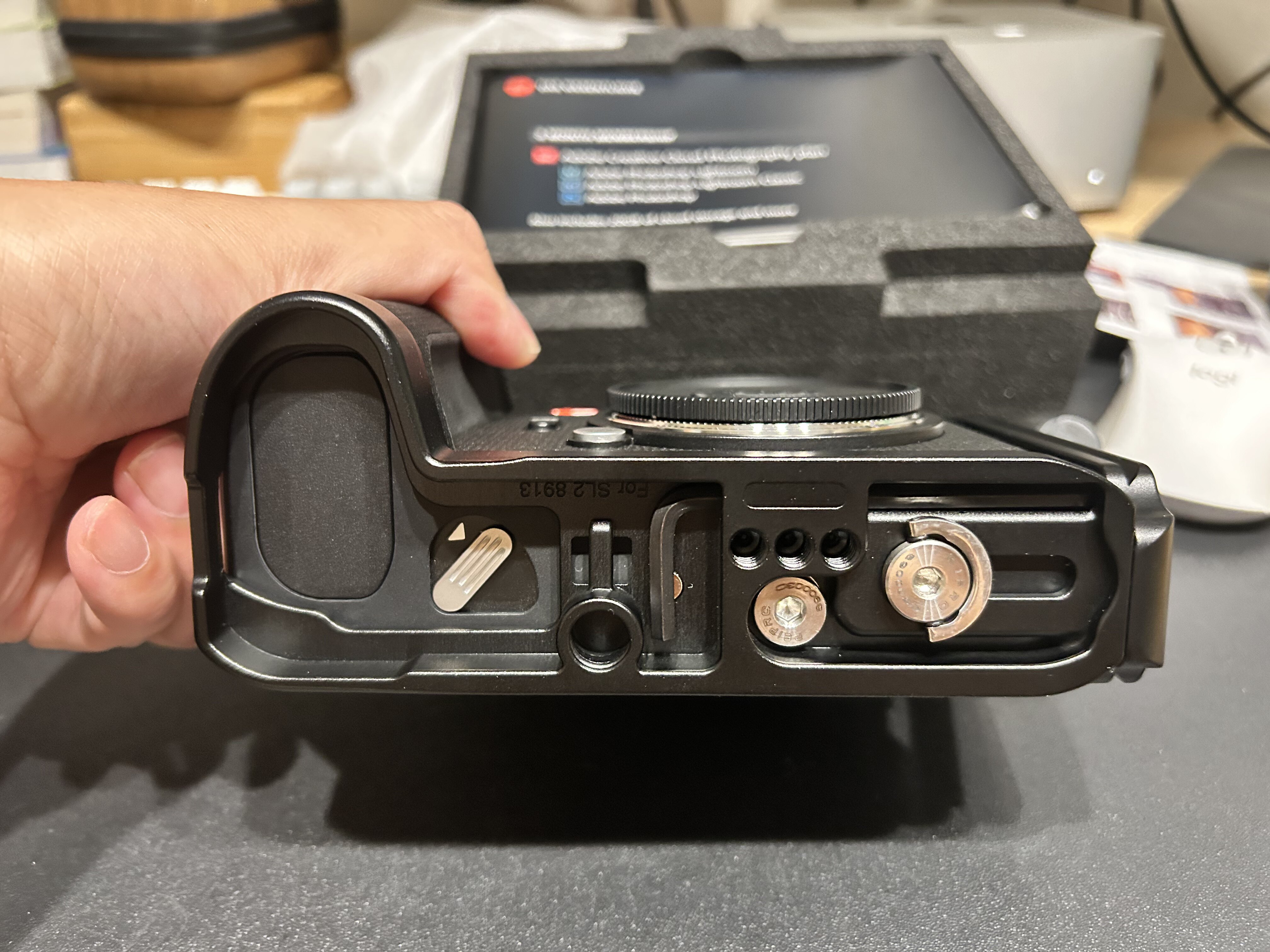 平工坊PEIPRO适用于徕卡LEICA SL2/SL2-S 专用L型手柄徕卡SL2 L板横竖快 