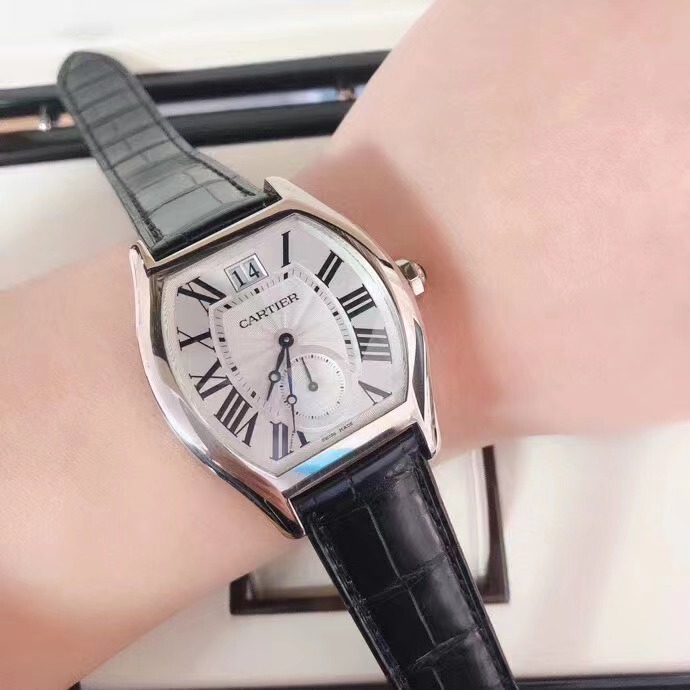 [9.8 New] Official Price 23.5W, Box and Papers, Cartier Turtle-Shaped W1556233 Manual Mechanical Men's Watch 38*48mm