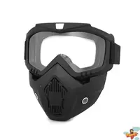 [80%выбор клиента] Маска черная рама+прозрачная пленка