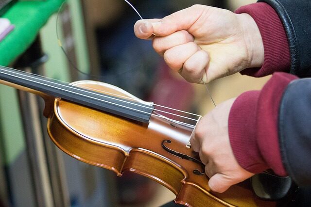 what are violin strings made of