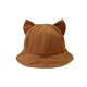 Maternity Outing Hat, Cute Women's Cat Ear Bucket Hat, Large Head Circumference Chemotherapy Hat, Basin Hat, Spring and Summer Sunshade Fashion