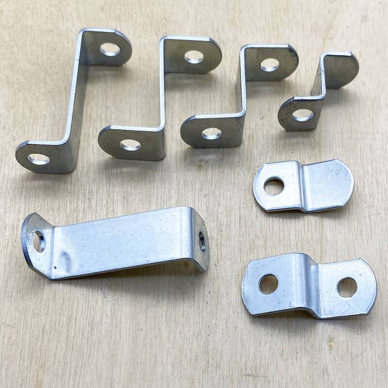 Photo Frame Backboard Fixing Z-Shaped Press Plate, Door and Window Glass Fastener, Furniture Hardware Connector, Support High-Low Angle Bracket